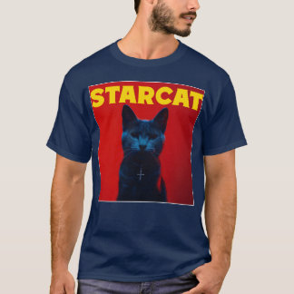 Starcat おもしろい Weekend Cat Music Album Parody Tシャツ