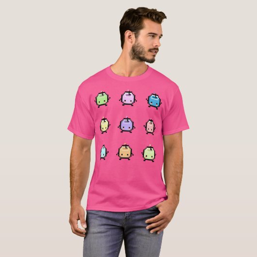 Stardew Valley Pastel Junimos Tシャツ (正面フル)