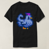 Stardew Valley Shane Blue Chicken Sticker &amp; Pi Tシャツ (デザイン正面)