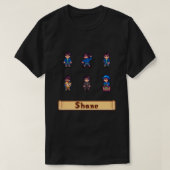 Stardew Valley Sprites - Shane Sticker.png Tシャツ (デザイン正面)