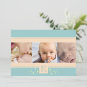 Stardustの男の赤ちゃんの誕生の発表 案内状 (スタンド正面)