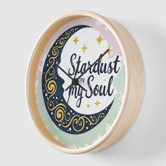 Stardust in My Soul Wall Clock 壁時計 (傾斜)