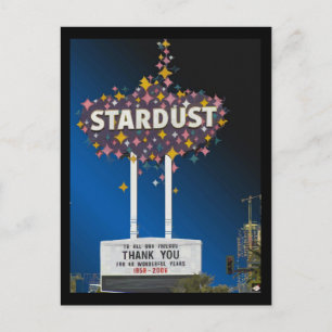 Stardust Las Vegasベクターグラフィックポストカード#14 ポストカード