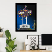 Stardust Las Vegas Vector Graphic Poster #14 ポスター (ホームオフィス)