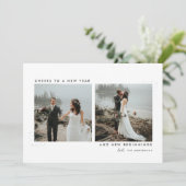 Stardust Newlyweds年始のフォトカード シーズンカード (スタンド正面)