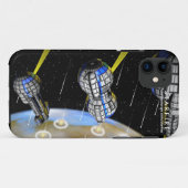 STARFIREの惑星の衝突! Case-Mate iPhoneケース (裏面(横))