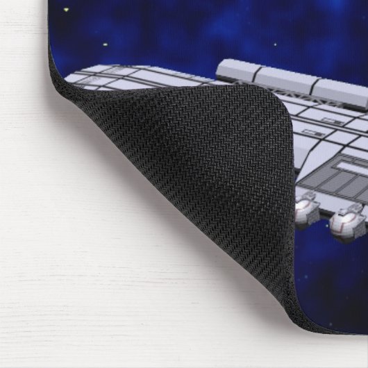 STARFIRE GSNの巡洋戦艦のミサイルの弾幕 マウスパッド (コーナー)