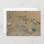 Starfishありがとうはがき ポストカード (正面/裏面)