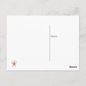 Starfishありがとうはがき ポストカード (裏面)