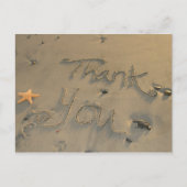Starfishありがとうはがき ポストカード (正面)