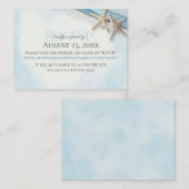 StarfishおよびRibbonオンライン応答カード エンクロージャーカード (正面/裏面)