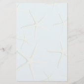 Starfishのメ結婚ニュー淡い色のブルーテンプレート (裏面)