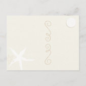 Starfishの結婚写真Dateの保存 案内ポストカード (裏面)