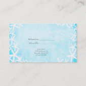 Starfishアクア絵を描ブルービーチフレンド参照 紹介カード (裏面)