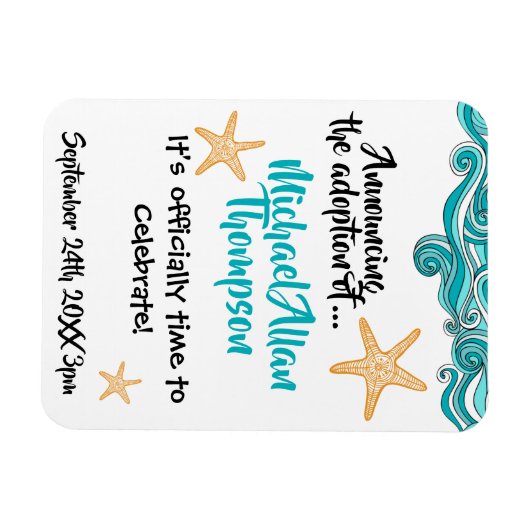 Starfishストーリーの採用パーティー発表 マグネット (横)