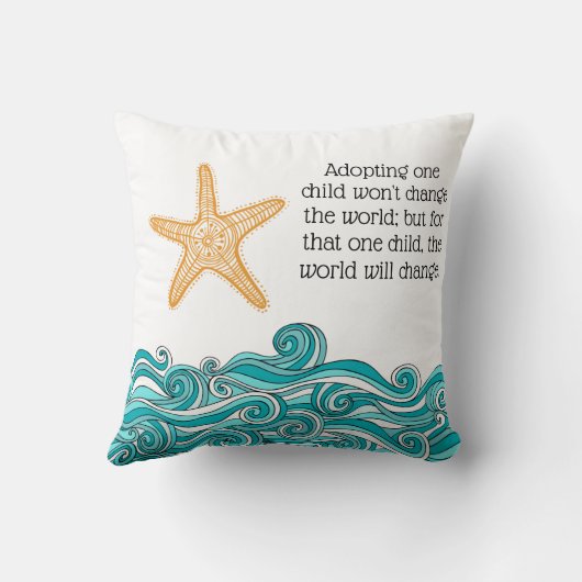 Starfishストーリーの採用 – Foster 気に クッション (裏面)