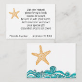 Starfishストーリー採用パーティーブックリクエスト エンクロージャーカード (正面/裏面)