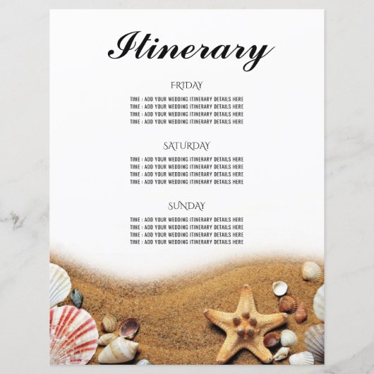 Starfishビーチ先結婚歓迎の手紙 (裏面)