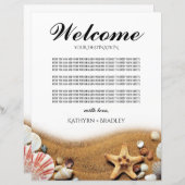 Starfishビーチ先結婚歓迎の手紙 (正面/裏面)