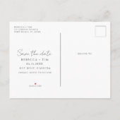 Starfishビーチ結婚式保存日 案内ポストカード (裏面)