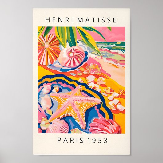 Starfishポスター、Beachy Decor、シーサイドホリデーDec ポスター (正面)