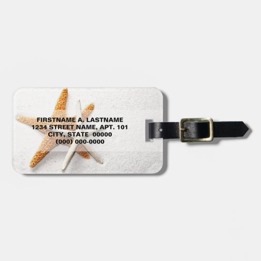 Starfishラゲッジタグ ラゲッジタグ (正面横)