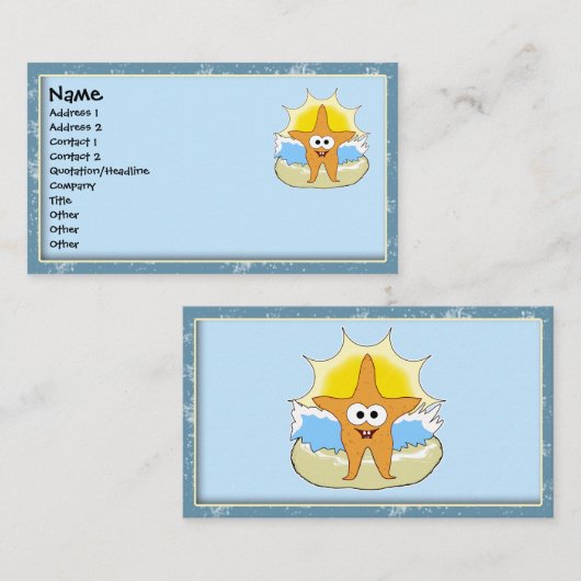 Starfish名刺 名刺 (正面/裏面)