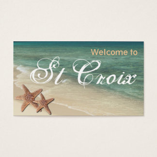 Starfish海ギフトラベル:: Welcome to St Croix