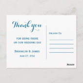 Starfish結婚's Thank You Postcard With Orchid ポストカード (裏面)