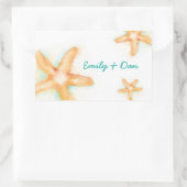 Starfish長方形ステッカー 長方形シール (バッグ)