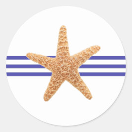 Starfish -航海のサークルシール ラウンドシール