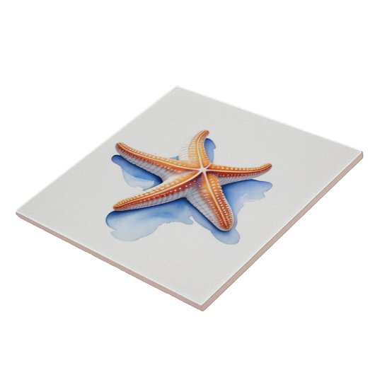 Starfish and Blue Silhouette タイル (側面)