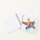 Starfish and Blue Silhouette ノートブック (内部)