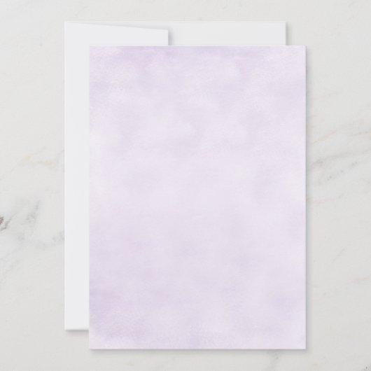 Starfish and Lace Sweet 16 招待状 (裏面)