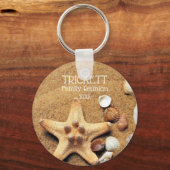 Starfish And Seashells Beach Family Reunion キーホルダー (正面)
