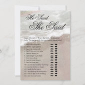 Starfish and Shells Tropical Beach Bridal Shower 招待状 (正面)