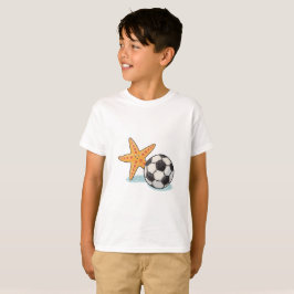 Starfish and Soccer Ball Tシャツ