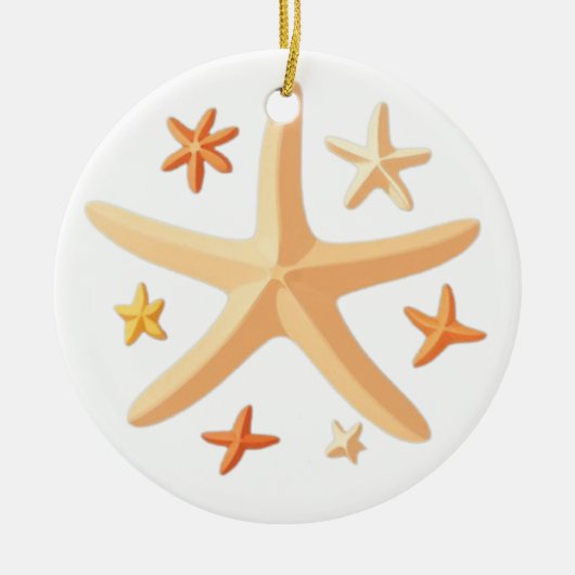 Starfish and the Small Ones セラミックオーナメント (正面)