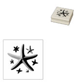 Starfish and the Small Ones ラバースタンプ (押印)