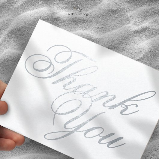 Starfish Beach Dream Foil Thank You Card 箔カード