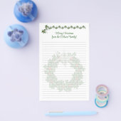 Starfish Christmas Newsletter Lined Paper チラシ (シングル)
