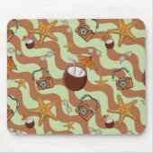 Starfish、Coconuts、およびCamerasマウスパッド マウスパッド (正面)