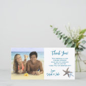 Starfish Couleの結婚写真サンキューカード サンキューカード (スタンド正面)