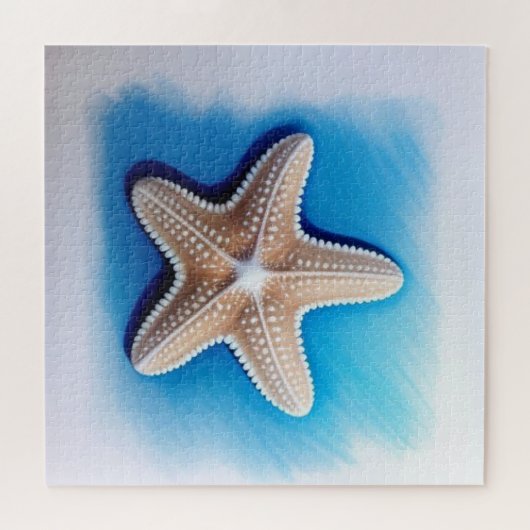 Starfish Crayon Drawing ジグソーパズル (横)