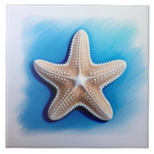 Starfish Crayon Drawing タイル (正面)