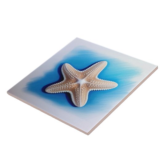 Starfish Crayon Drawing タイル (側面)