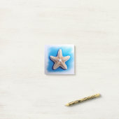 Starfish Crayon Drawing ポストイット (デスク上)