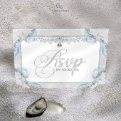 Starfish & Diamonds RSVPカード サンキューカード