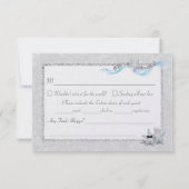 Starfish & Diamonds RSVPカード サンキューカード (裏面)