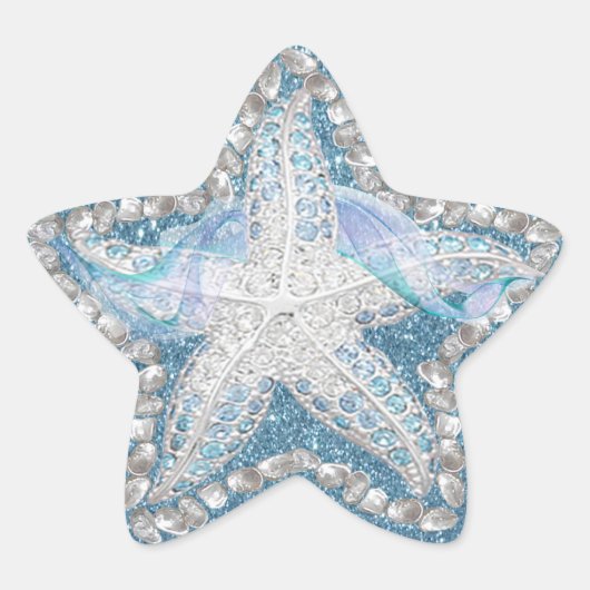 Starfish Gemグラフィックステッカー 星シール (正面)